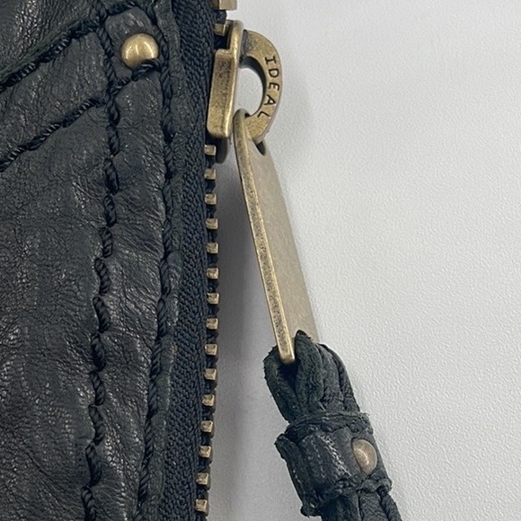 CYNTHIA ROWLEY Black Leather Vintage Women’s Shoulder - Picture 6 of 10